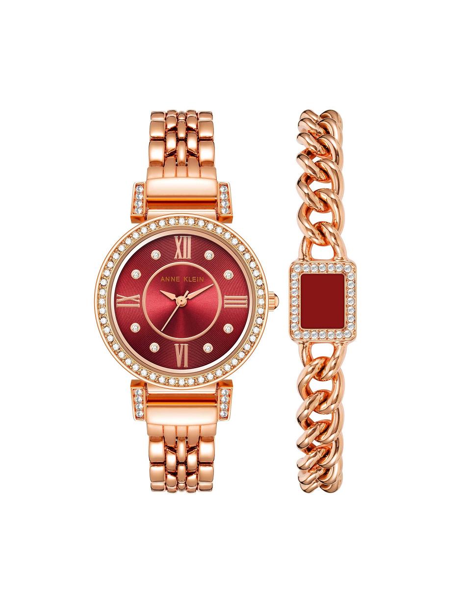 Ensembles Anne Klein Premium Crystal Watch and Bracelet   | NCX-5561242